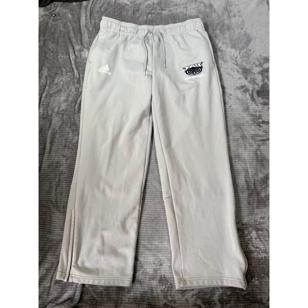 Adidas Florida Atlantic University Beach Volleyball Sweatpants Gray Men XL 36X30
